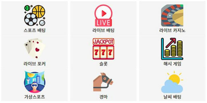 제공하는 게임 유형