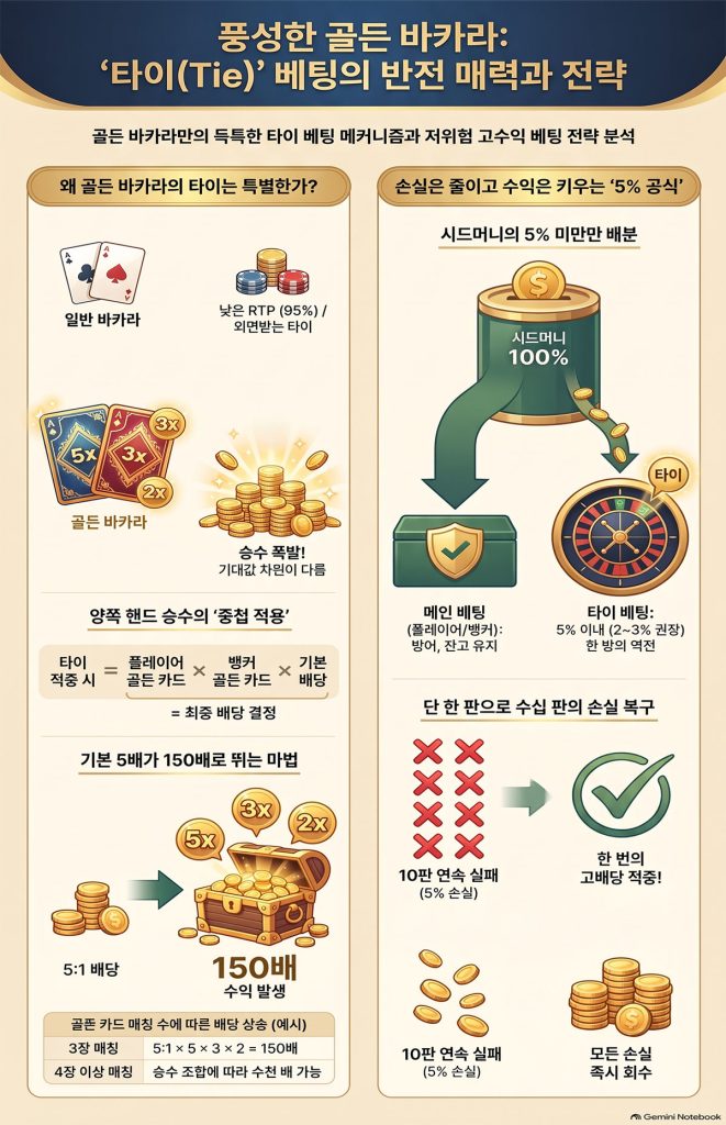 풍성한 골든 바카라 타이 전략
